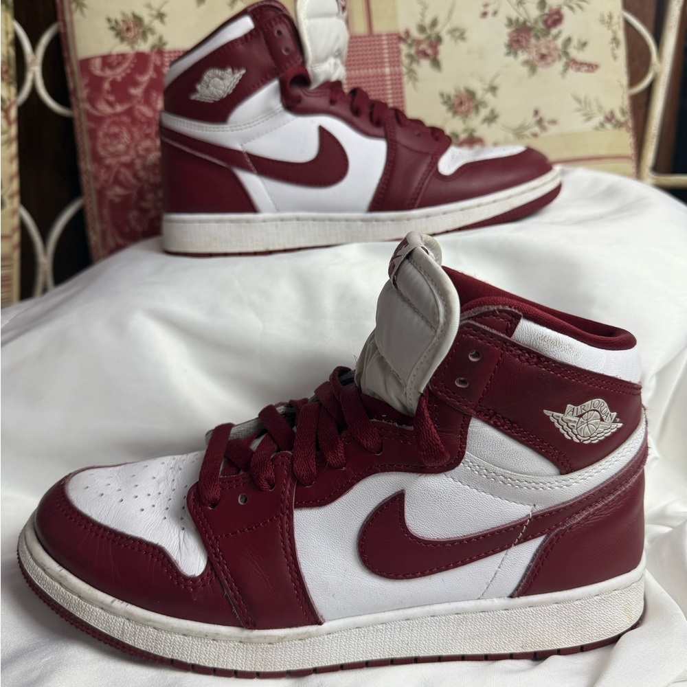 Air Jordan 1 Retro High OG Artisanal Team Red GS Youth shoes FD1437-160 7Y